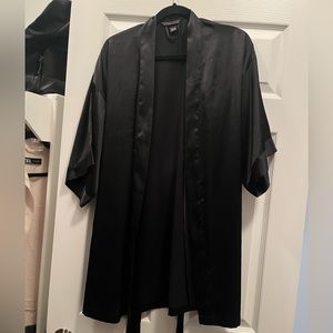 Black Luxe Satin Robe | Victoria’s Secret